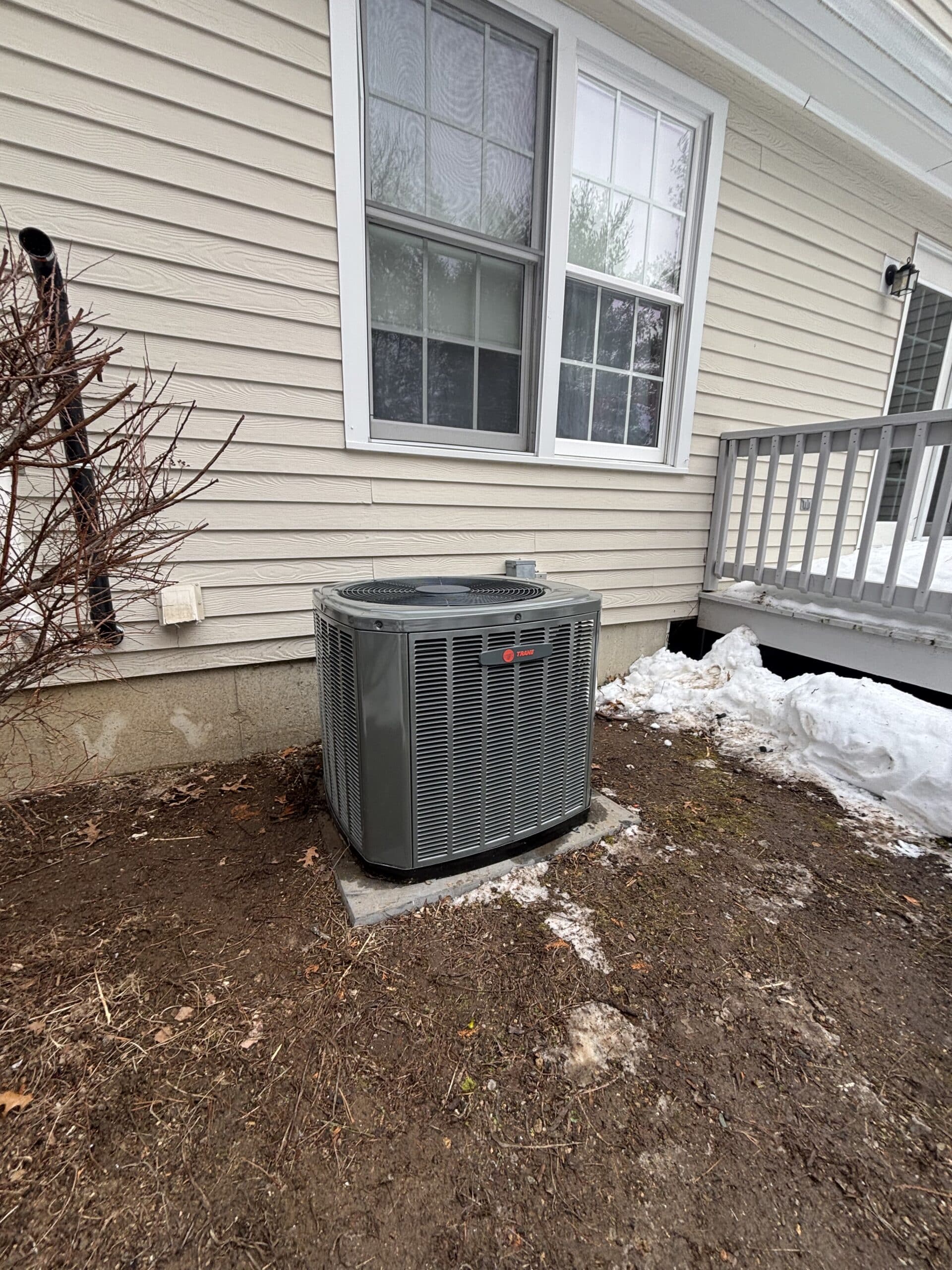 air conditioning installation - trane