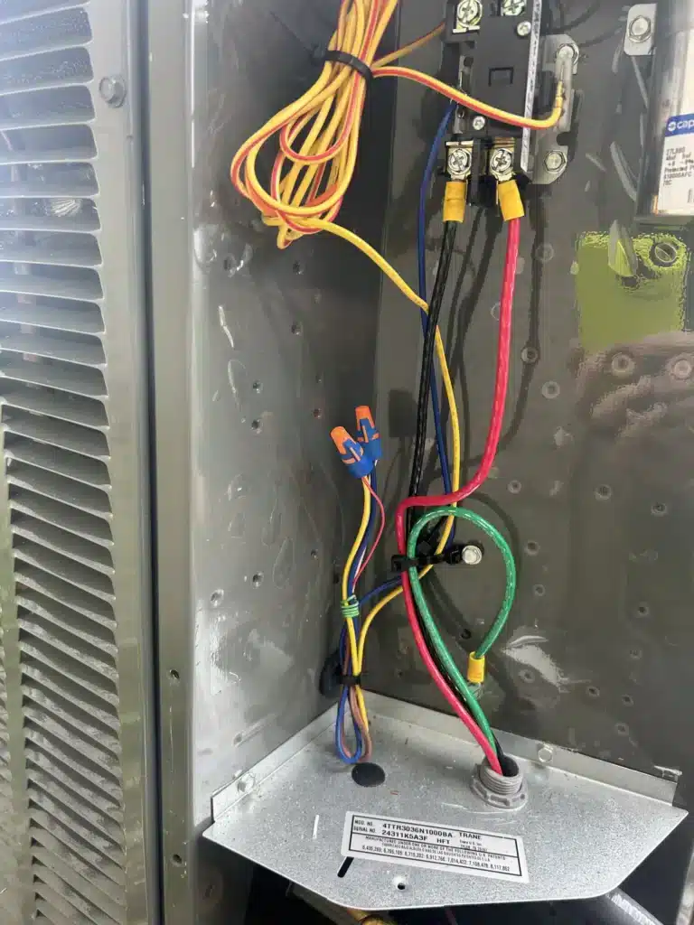 Furnace electrical wiring connection - 3R Mechanical & Plumbing, South Shore MA