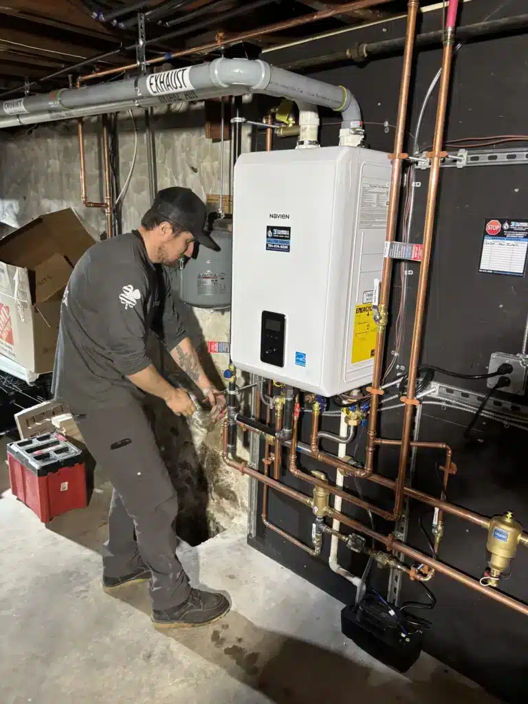 Hvac technician boiler tankless install - 3R Mechanical & Plumbing, South Shore MA