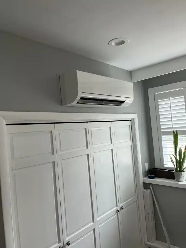 Wall mounted mini split finished room - 3R Mechanical & Plumbing, South Shore MA